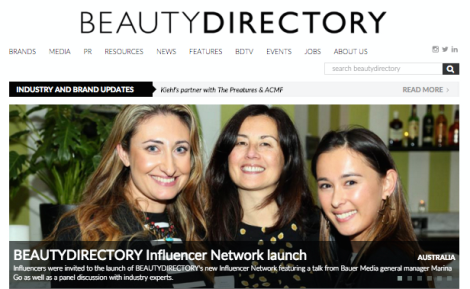 Bauer Media’s Beauty Directory launches influencer network