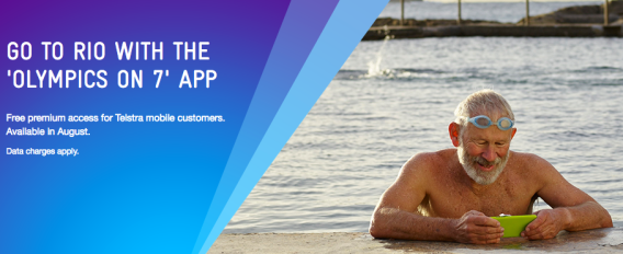 Telstra urges consumers to ‘Go to Rio’ with guerrilla ad promoting ‘Olympics on 7’ app