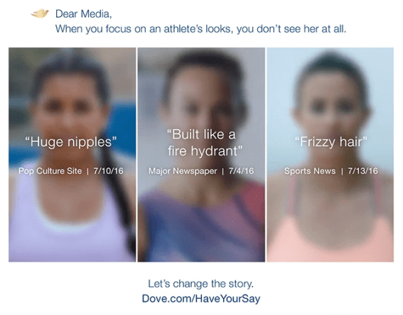 Morning Update: Dove disses female athletes’ looks; Guardian cuts 268 jobs; Asos replies with rap