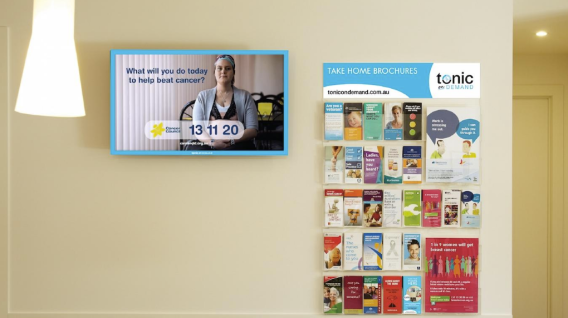 Tonic Health Media integrates Info-Med screens into master brand