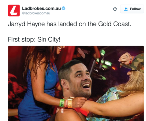 Ladbrokes Jared Hayne