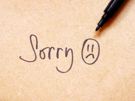 When an apology doesn’t apologise: when should you say sorry?
