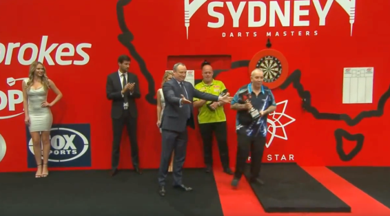 Leigh ‘The Gardener’ Terry steps up to the oche