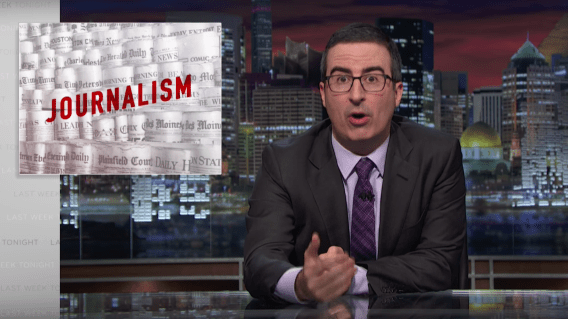 Morning Update: John Oliver’s ‘Spotlight’ spoof; Facebook tests Snapchat style filters; How NYT uses Instagram stories