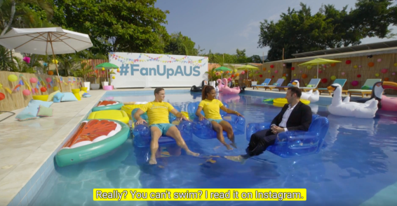 Optus launches Ian Thorpe chat show featuring ‘hilarious pool related activities’