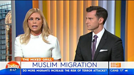 sonia kruger today show muslim comment