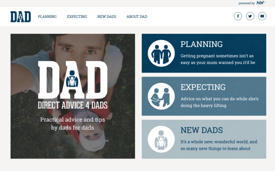 Health insurer HBF moves into content marketing with focus on ‘the other parent’