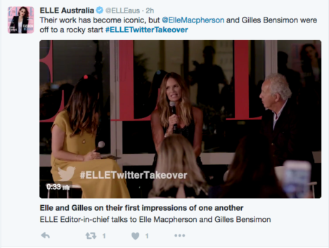 Elle Twitter Activation Five