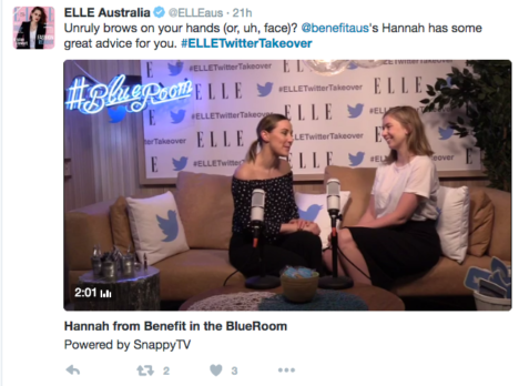Elle Twitter Activation