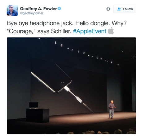 apple new phone twitter screen shot wsj