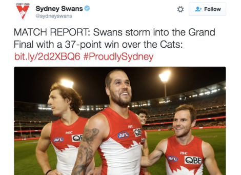 Swans beat Sharks in battle for viewers as AFL and NRL dominate