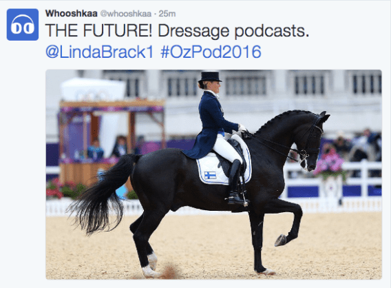 The future of podcasts: Dressage