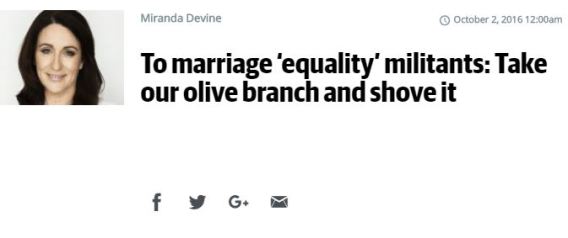 LGBTIQ comparison to ISIS by Tele’s Miranda Devine sets off social media outrage