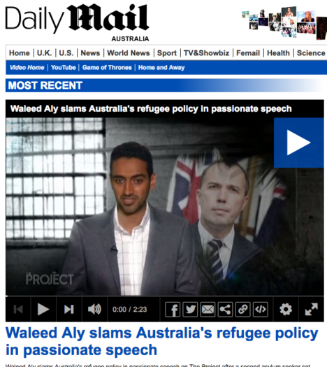 Daily Mail is among the sites keen to report when a TV host slams something