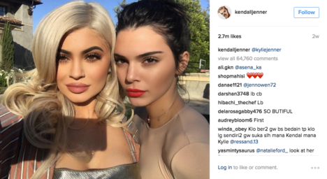 kylie-and-kendall-jenner-instagram-social-media