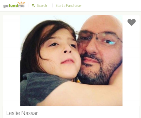 Leslie Nassar's GoFundMe page