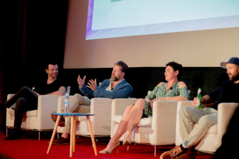Tom Loud, Tim Ross, Em Rusciano, 