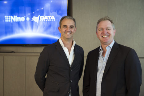 Data Republic CEO Paul McCarney and Nine's Alex Parsons