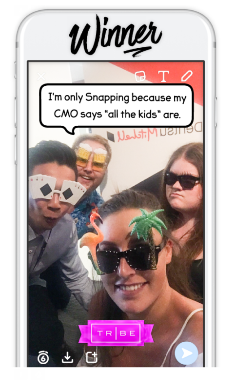 TRIBE snapchat geofilter