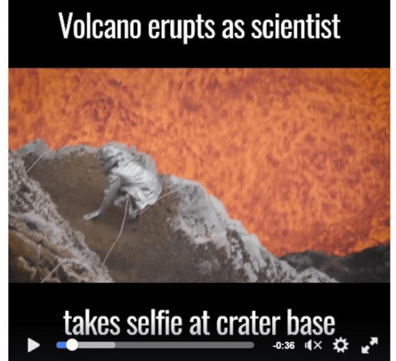 The Woolshed Company takes V Energy drink viral with volcano selfie hoax