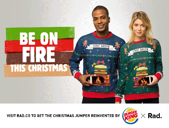 Morning Update: Burger King’s burning Xmas sweater; Vice Media meets the President; Pandora preps Premium service
