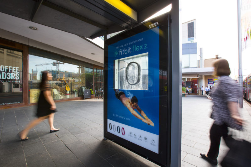 Fitbit Adshel Campaign