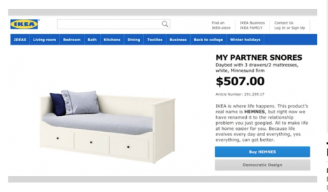 Morning Update: Ikea names items after Google searches; the year social media peaked; Target takes control of programmatic