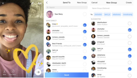 Instagram adds live video and vanishing images to app