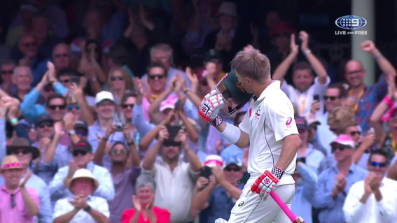 Warner’s record-smashing century takes Nine to easy ratings win
