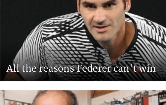 All the reasons the SMH got it wrong on Federer