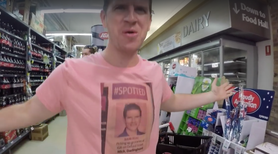 Sam Mac – bought the paper, got the T-shirt