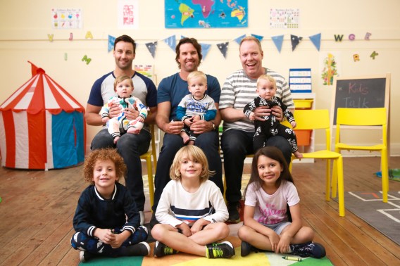 Bonds recruits dads Pat Rafter, Peter Helliar and Jimmy Bartel in annual Baby Search campaign