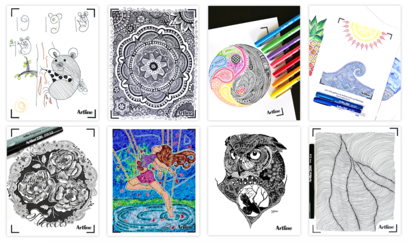 artists-submissions Artline pens