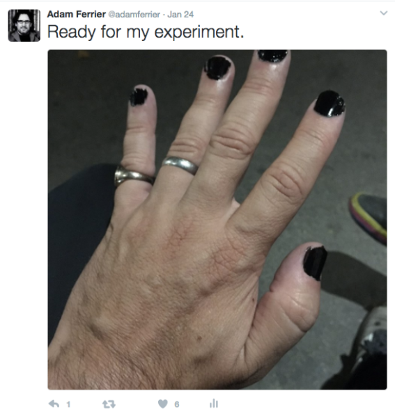 Why I painted my fingernails black to learn about consumption