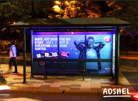 Lotterywest uses UV-sensitive paint to show how quickly a lottery ticket can change people’s lives