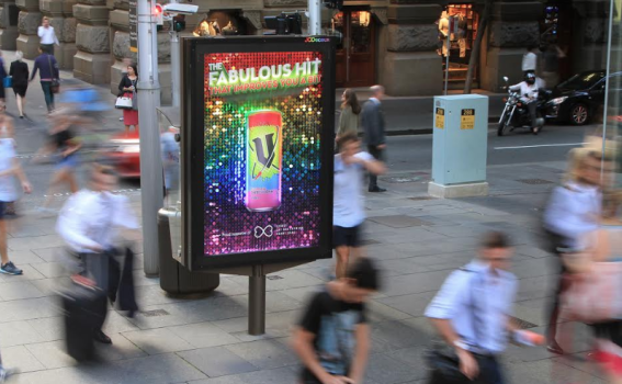 V joins Mardi Gras marketing rush with outdoor photobooth