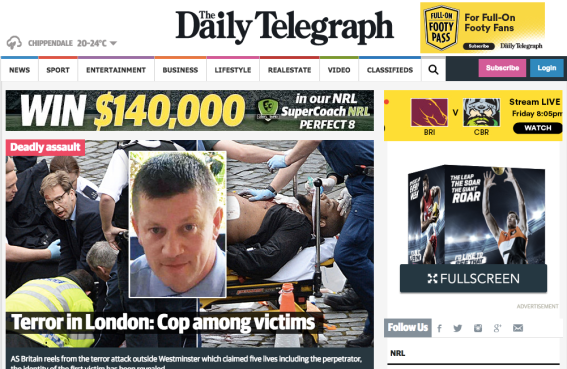Daily Telegraph grabs ninth place in Nielsen news rankings as News.com.au builds on lead position
