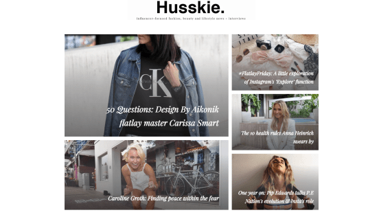 Influencer website Husskie expands its offering to lifestyle and culture
