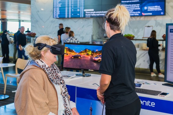 Samsonite launches VR game at Sydney’s Qantas Club Lounge