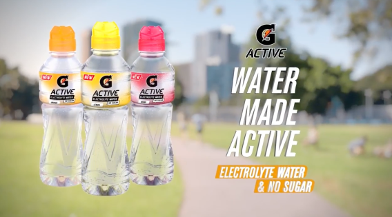 Gatorade launches G Active water in new campaign
