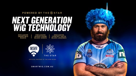 The Star gives fanatical NSW fans ‘Smartwig’ for State of Origin game