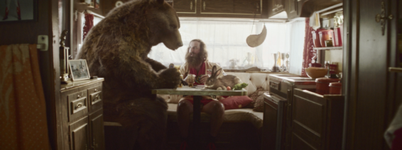 Captain Risky moves into crowded caravan in latest Budget Direct ad