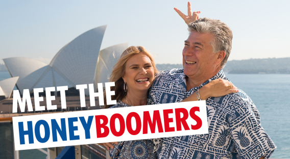 Honeyboomers escape the kids in Carnival Cruise Line online campaign