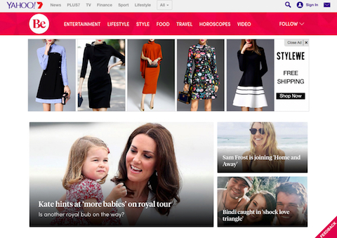 Yahoo7 ads three new ad formats to native advertising platform