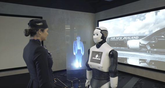 Air New Zealand and Commonwealth Bank trial customer service robot ‘Chip’