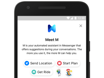 Facebook launches M suggestions in Messenger powered by AI