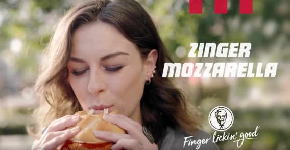 KFC launches Zinger Mozzarella Burger with 1989 inspired ad