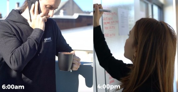 24 hours with the co-founders of Sydney-based film company MSQUARE Productions