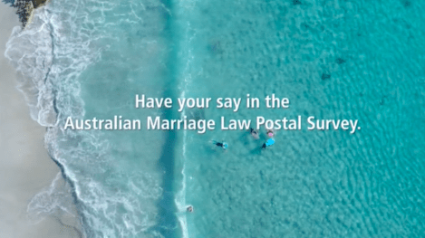With Collective creates first enrolment ad for same-sex marriage postal vote