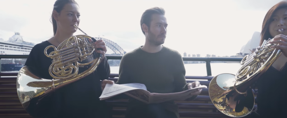 Sydney Symphony Orchestra asks Sydneysiders to follow them to the Opera House